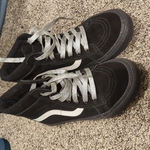 Black Suede High Top Vans